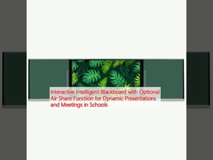 Interactief intelligent bord met optionele airshare functie voor dynamische presentaties en vergaderingen in scholen