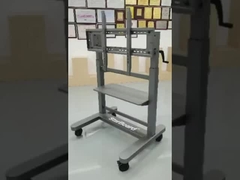 Handmatig hoogteverstelbaar mobiele TV-trolley