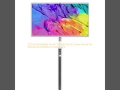 32 inch draaibare slimme tv met touchscreen kiosk voor interactieve tentoonstellingen en evenementen