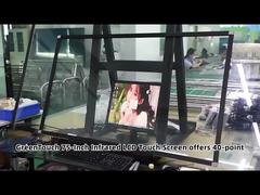 Interactief whiteboard met hoge resolutie en zwart frame