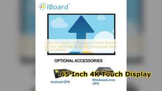 65 inch 4K touchscreen-monitor interactief paneel