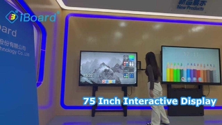 75-inch interactief display voor klaslokalen en vergaderingen