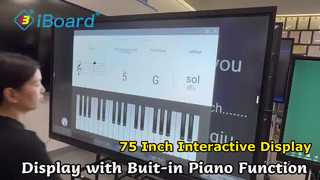 75-inch interactief flatpanel voor vergaderingen