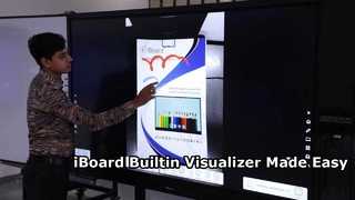 Ingebouwde visulizer voor iBoard interactief flatpanel
