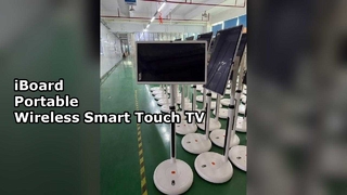 Details van draagbaar slim touchscreen