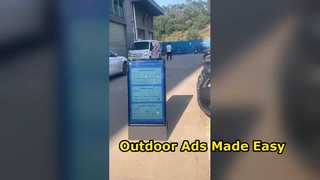 iBoard draagbare digitale signage voor buiten