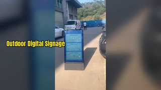 43-inch draagbare batterij LCD-reclamespeler Digital Signage Displays voor winkel IP65 overtreft