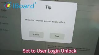 NFC-functie op slimme vergaderborden