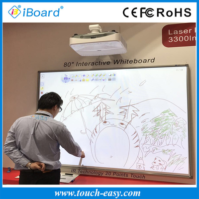 Robuust IBoard Interactief Whiteboard Werkvochtigheid 0% tot 90% Mooi uiterlijk