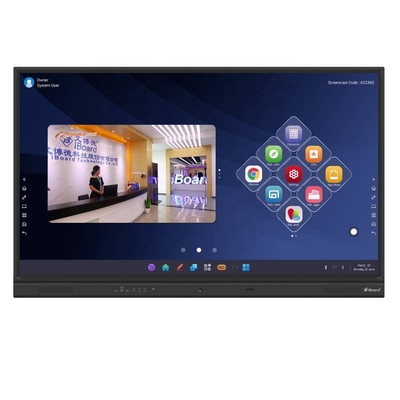 98 inch Interactief Flat Panel Smart Boards voor school kantoor display
