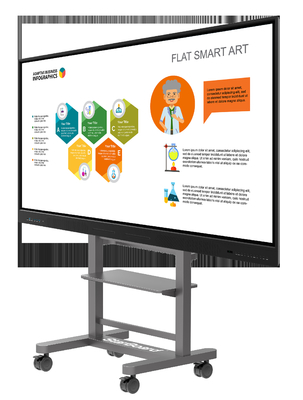 98 inch Interactief Flat Panel Smart Boards voor school kantoor display
