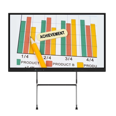 16.7M Diepte Kleur Conferentie Interactief Vlak Paneel 75' Interactieve schermgroottes