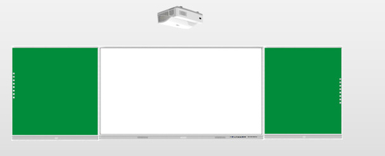 Intelligent Blackboard 75 86 98 inch Wit Zwart Groen Board Android Win Dual System Touch Panel Display Voor Universiteit