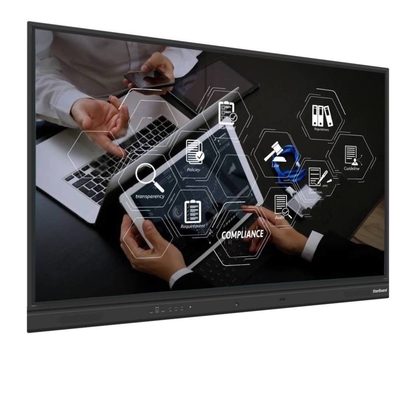 75 86 Inch IR Interactief Whiteboard Finger Touch Digital 4K UHD 3840*2160 Wetenschapsonderwijs Onderwijsbord Voor Kinderen