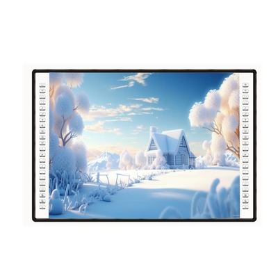Interactief projectorbord 4K 82 85 102 Inch zijbalk 10 Touch Points USB PC Pen Finger Writing White Board Voor scholen
