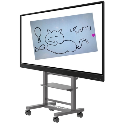 75 inch interactieve touchscreen monitor met OPS Mobile staat voor optie