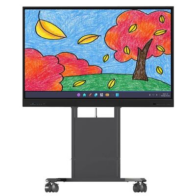 Interactieve Whiteboard TV-standaard Vloerstandaard voor 65/75/86 inch