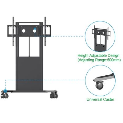 Interactief Whiteboard Stand TV-stand Electronic Floor Standing geschikt voor maat 65/75/86 inch