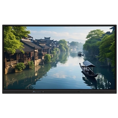 Anti-glans gehard glas 86 inch touchscreen infrarood touchboard multi functioneel met pc board