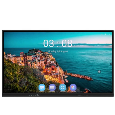 Interactieve 4K Ultra HD Smart Board met Wall Mount Speaker Camera Mic ingebouwd in All In One PC Board voor onderwijs