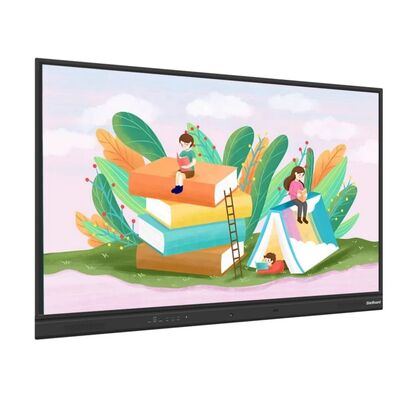 65 75 86 inch 4K Ultra HD Windows OS Smart Board Wandmontage LCD-scherm met verplaatsbare standaard
