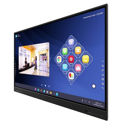 65 75 86 inch 4K Ultra HD Windows OS Smart Board Wandmontage LCD-scherm met verplaatsbare standaard
