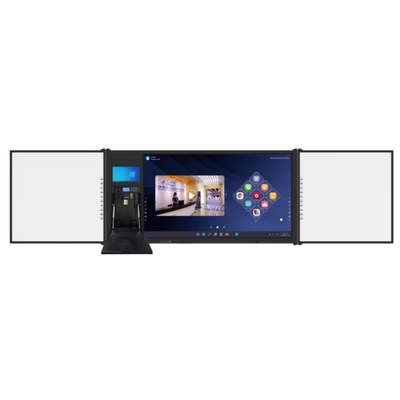 75 inch Android Windows All In One Interactief Flat Panel Display Met 20 Touch Points 13MP Camera en 6Mic Visualizer