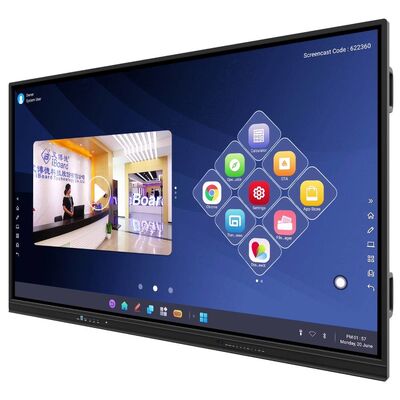 Interactief touchscreen Display 86 inch 4K Smart Touch whiteboard