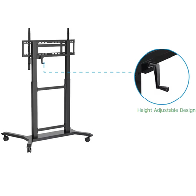 55" 86" Interactief Whiteboard Stand 200KGS Met standaard VESA Makkelijk te gebruiken en te installeren