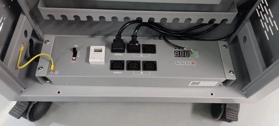 CE AC Charging DC Charging And USB Type-A Type-C Vault Storage IPad Charging Cart Mobiele oplaadkas met wielen
