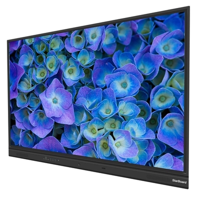Interactief plat paneel EDLA Google CE gecertificeerd 4K 98 inch 20 punten Android 13 Screen Share Camera Mic Media Player