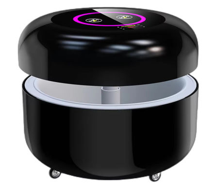 Smart Mobile Refrigerator X1 Draagbaar met universele wielen Hydraulisch Lifting Cover 130L Koelkast Draadloos opladen