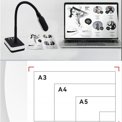 USB 2.0 Visualizer Document Camera Scanner A3 A4 A5 maat