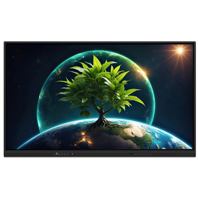 LCD Smart Board 86 inch Android 14 met 8+128G 40 touchpoints wifi bt hdmi gekalibreerde software voor school kantoorwerk