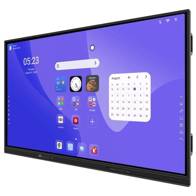 Interactief Flat Panel Android 14 8+128G 50 touchpoints whiteboard software taal oem voor school onderwijs vergadering