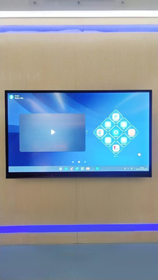 110 inch IBoard Interactief Whiteboard Touch Screen TV Interactief Whiteboard Met 48MP Camera, 4K UHD Touchscreen Display, 8ms Reactietijd, Android OS, Open App Ecosystem For School Conference