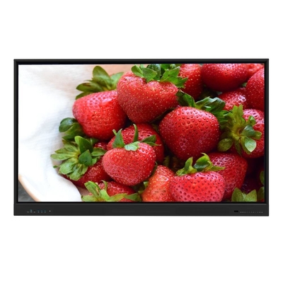 Muurgesteund 65 75 86 Inch Multo Touch Android Operatie LCD Smart Board Met Anti Glare Tempered Glass Anti Blue USB Type-C HDMI OUT