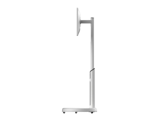 Fabriek verkoop 32 inch wit oplaadbare ktv restaurant tonen kamer podium touch android panelen tablet met beweegbare wielen een camera en luidsprekers
