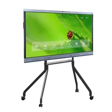 Nieuwere versie Android-systeem Interactief platte paneel met hoog contrast 1200:1 En cursorsnelheid 100 Dot/S 20 Touch Point ondersteund met scherm delen interactief whiteboard