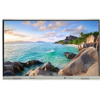 Factory Direct Android 14 Interactief platte paneel met hoog contrast 1200:1 en cursorsnelheid 100 Dot/S 20 Touch Point ondersteund met Screen Share Interactief whiteboard