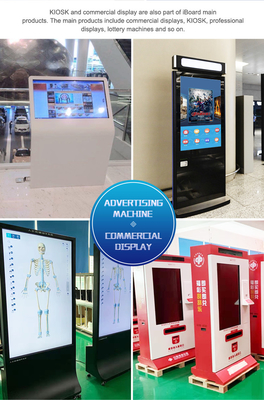 Intel Core I3 CPU Touch Screen Kiosk All In One met FCC-certificaten