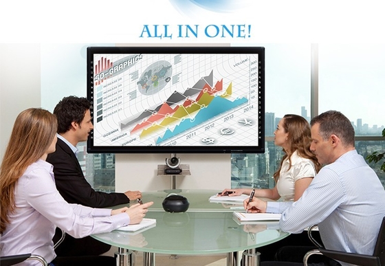 Revolutioneer uw presentaties met A73*2 A53*2 CPU LCD Smart Board en 500cd/m2 Helderheid