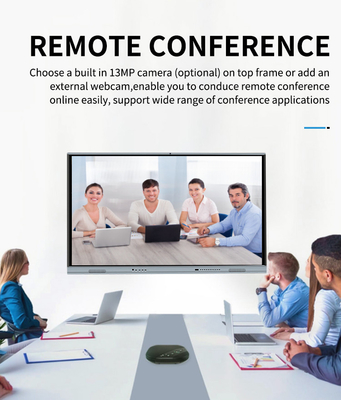 Revolutioneer uw presentaties met A73*2 A53*2 CPU LCD Smart Board en 500cd/m2 Helderheid