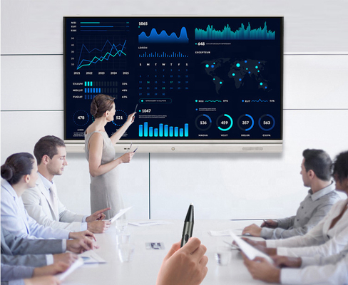 China fabriek Prijs 4k 55 65 75 85 96 110 Inch Touch Screen Multi-taal Software Lcd Smart Android Interactief bord