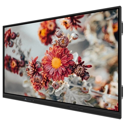 65 75 86 Inch Interactief Touchscreen Monitor Metaal 2x15W Luidsprekers WIFI Bluetooth Draadloos Deel van PAD Telefoon Laptop voor School Onderwijs Office Performance