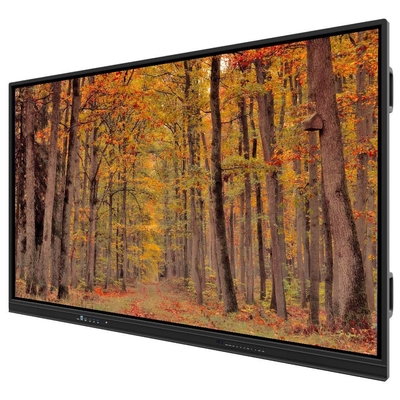 Interactief plat paneel 75 86 inch Luidsprekers Android-systeem 13 14 Multi-Touch-scherm voor veelzijdige aanraaktoepassingen Vergaderingsopleiding met wandbeugel