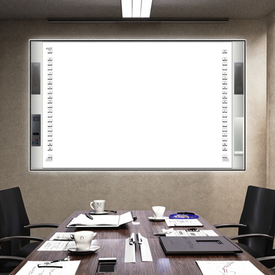 China Factory Direct All-In-One Interactief 20 Touch Point IR Infrarood Keramisch 96 Inch Dual System Smart Boards Speaker 16:10 Side Bar Projector Boards Voor Universiteitsschool Met Onderwijzingssoftware