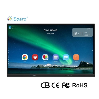 CIboard 65 Inch Smart TV Monitors Blackboard Interactief Flat Panel Touch Screen met alles in één Computer van vergaderapparatuur