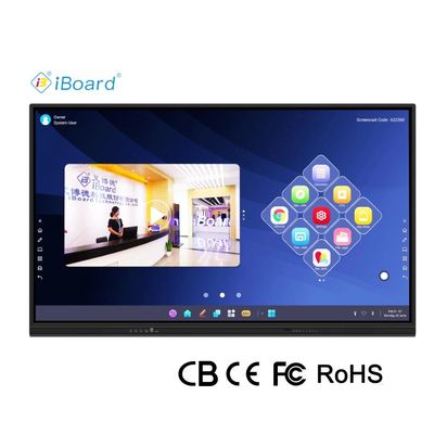 Iboard Nieuw product 98" 4K Smart Display Interactief Flat Panel Display Big Size Touch Screen Monitor voor vergaderruimte