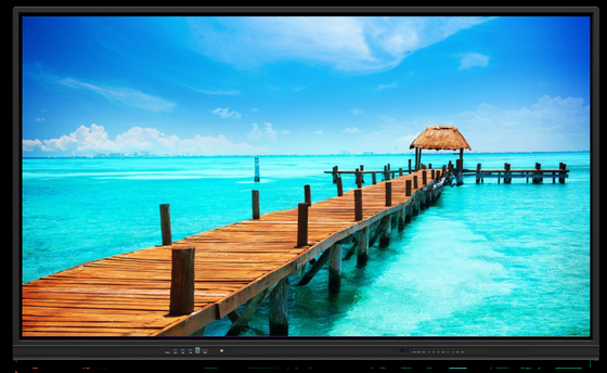 Aanraakgevoelige monitor met infrarood touchtechnologie en Ultra HD 4K-resolutie 3840*2160
